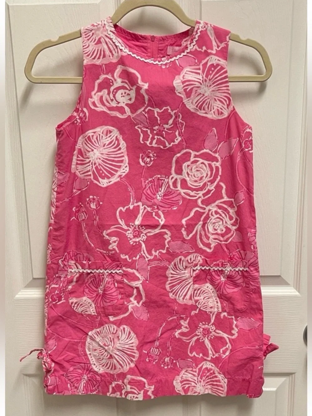 Lilly Pulitzer Girl’s Pink Shift Dress. Sz Girls 12
